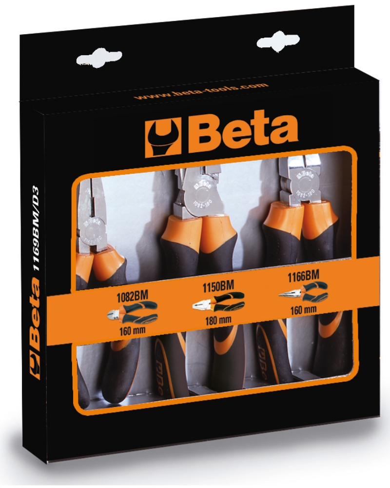 Beta 011690133 1169Bm/D3-3-teiliger Zangensatz