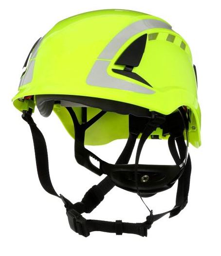 3M 7.21.13.514.00 X5014V-CE SecureFit™ Sicherheitshelm Grün Fluor 4 Stück