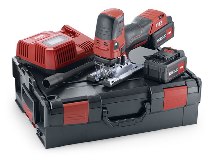 Flex-tools 489778 JS 18.0-EC/5.0 Set Akku Stichsäge 18 Volt 5.0 Ah Li-ion
