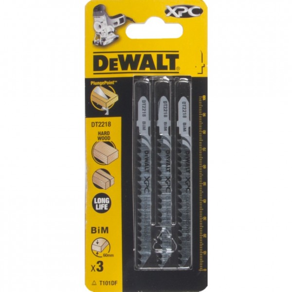 DeWalt Zubehör DT2218-QZ Stichsägeblatt BIM Laminat< 60 mm