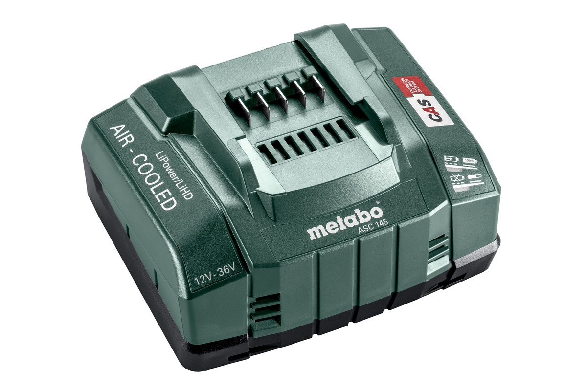 Metabo Zubehör 627378000 Schnellladegerät ASC 145 12-36 Volt