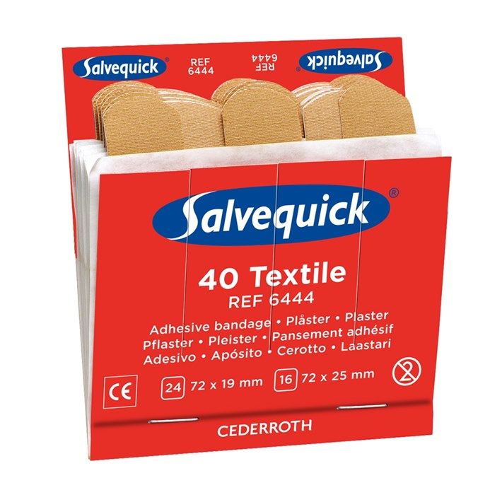 Salvequick 9.95.43.350.40 Salbenquick-Nachfüllpackung 6444 (6 x 45 Stück)
