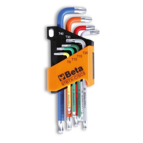 Beta 000971658 Winkel-Torx-Schlüsselsatz 8-teilig