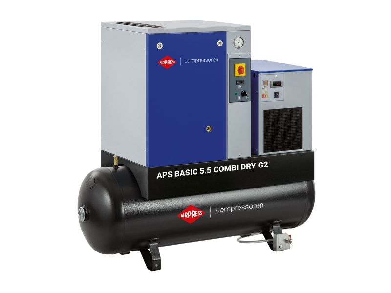 Airpress 362955 APS 5.5 Basic G2 Combi Schraubenkompressor 10 bar 5.5HP 400 Volt