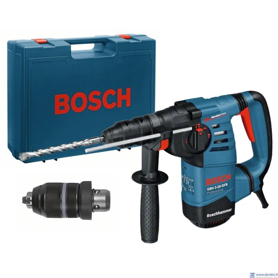 Bosch Blau 061124A004 GBH 3-28 DRE Professional Bohrhammer mit SDS-plus
