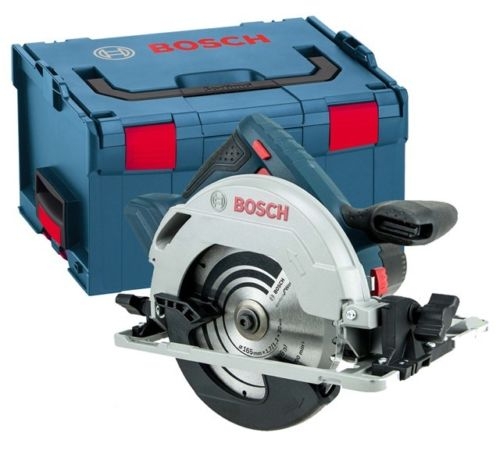 Bosch Blau 06016A2101 Bosch GKS18V-57G Akku-Kreissäge 18 Volt solo in L-Boxx