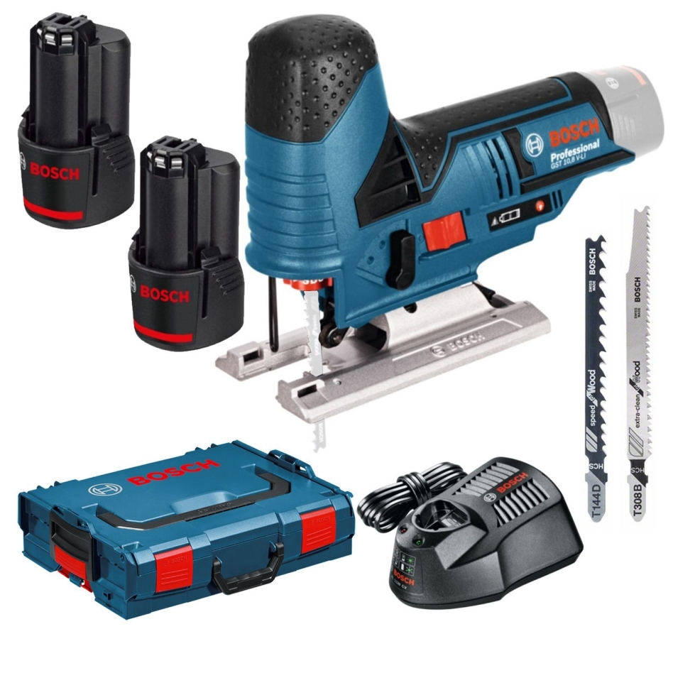 Bosch Blau 06015A1005 GST 12V-70 Professional Akku-Stichsäge 12V, 3,0Ah + Koffer