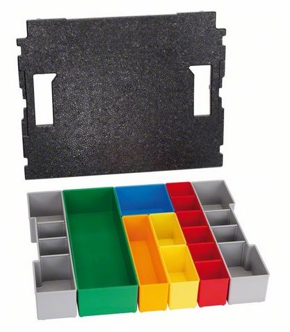 Bosch Blau Zubehör 1600A016N8 L-BOXX 13-teiliges Einsatzbox-Set