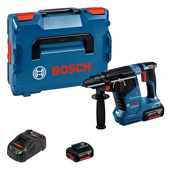Bosch Blau 0611923003 GBH 18V-24 C Kombi-Hammer 18V 5.0Ah Li-Ion in L-Boxx