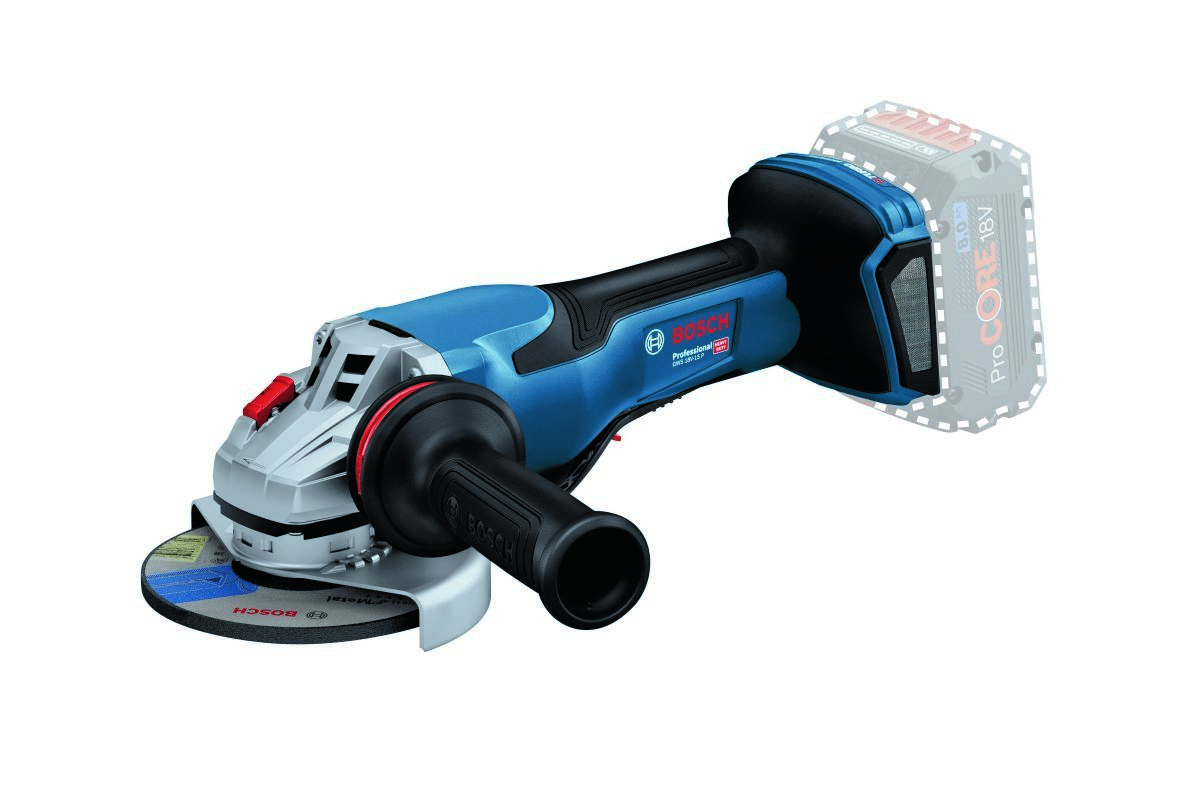Bosch Blau 06019H6A01 GWS 18V-15 P Accu Winkelschleifer 125mm exkl. Batterien und Ladegerät im Karton
