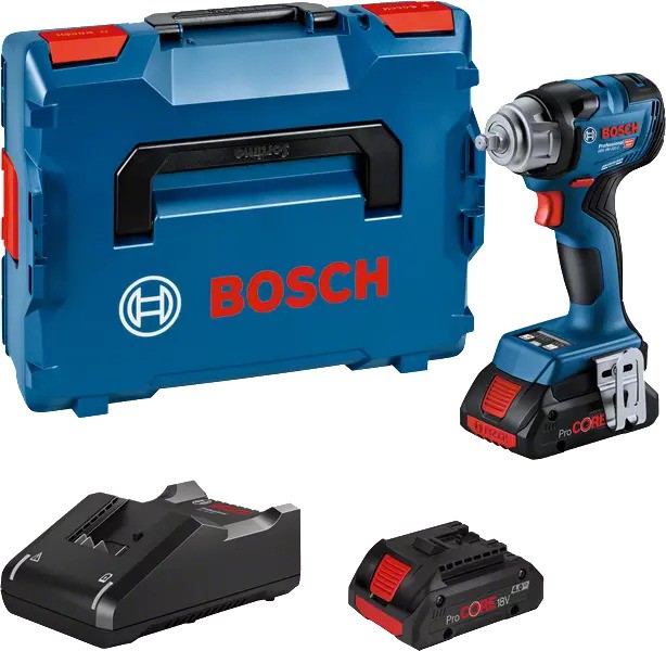 Bosch Blau 06019L5101 GDS 18V-320 C Profi-Schlagschrauber 1/2" 18V 4.0 ProCore