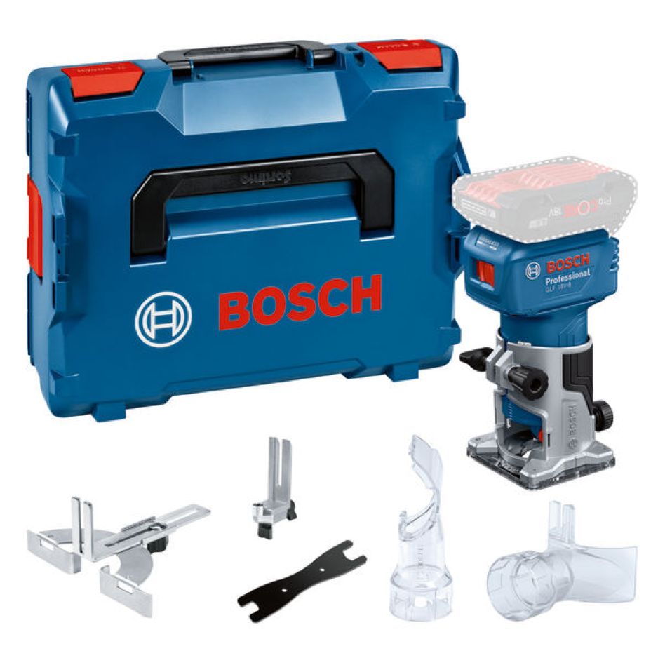 Bosch Blau 06016C6001 GFL 18V-8 Akku Kantenfräse exkl. Akkus und Ladegerät