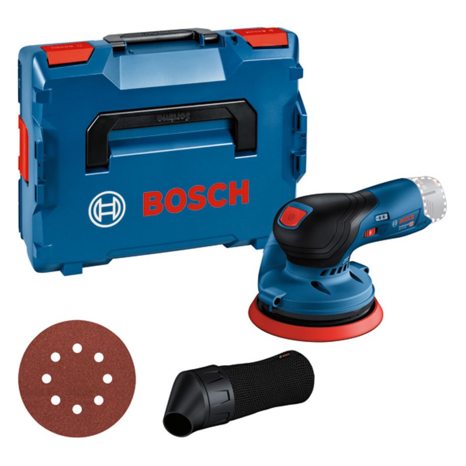 Bosch Blau 0601372100 GEX 12V-125 Profi-Exzenterschleifer 125mm 12V ohne Batterien in L-Boxx