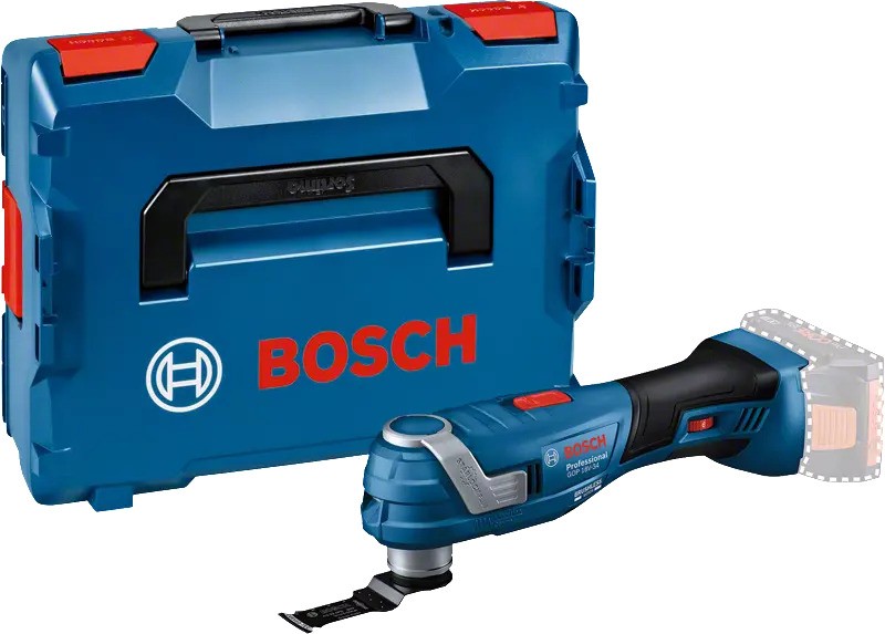 Bosch Blau 06018G2000 GOP 18 V-34 Multitool 18V Li-Ion exkl. Akkus und Ladegerät in L-Boxx