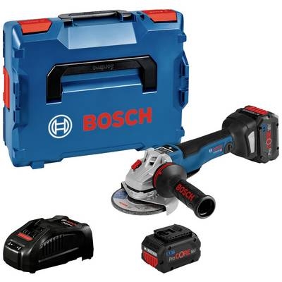 Bosch Blau 06019G3F0E GWS 18-10 PSC Akku-Winkelschleifer 18V 5,5Ah ProCore 125 mm in L-BOXX