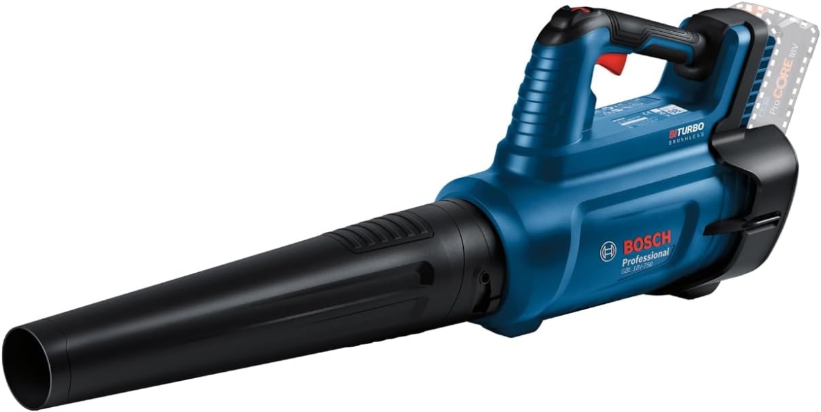 Bosch Blau 06008D2000 GBL 18V-750 Professioneller kabelloser Laubbläser 18V ohne Batterien und Ladegerät