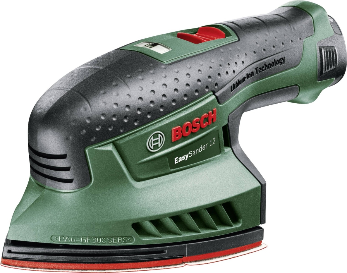Bosch Grün 0603976909 EasySander 12 Akku-Schleifer 12 Volt 2,5 Ah Li-Ion