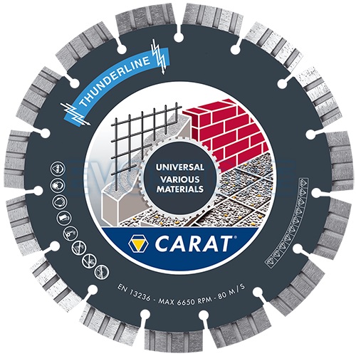 Carat CEB14030TT Thunderline Diamant-Sägeblatt 140 x 22,23 mm