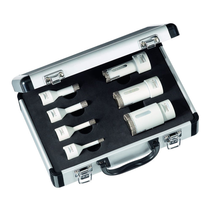 Carat EHSSET0400 EHS Master Diamond Trockenbohrset M14 &oslash; 6-8-10-12-20-27-35 mm 7-teilig