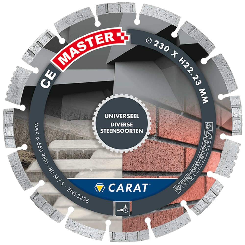 Carat CEM1403000 Diamanttrennscheibe Universal CE-Master 140 x 22,23