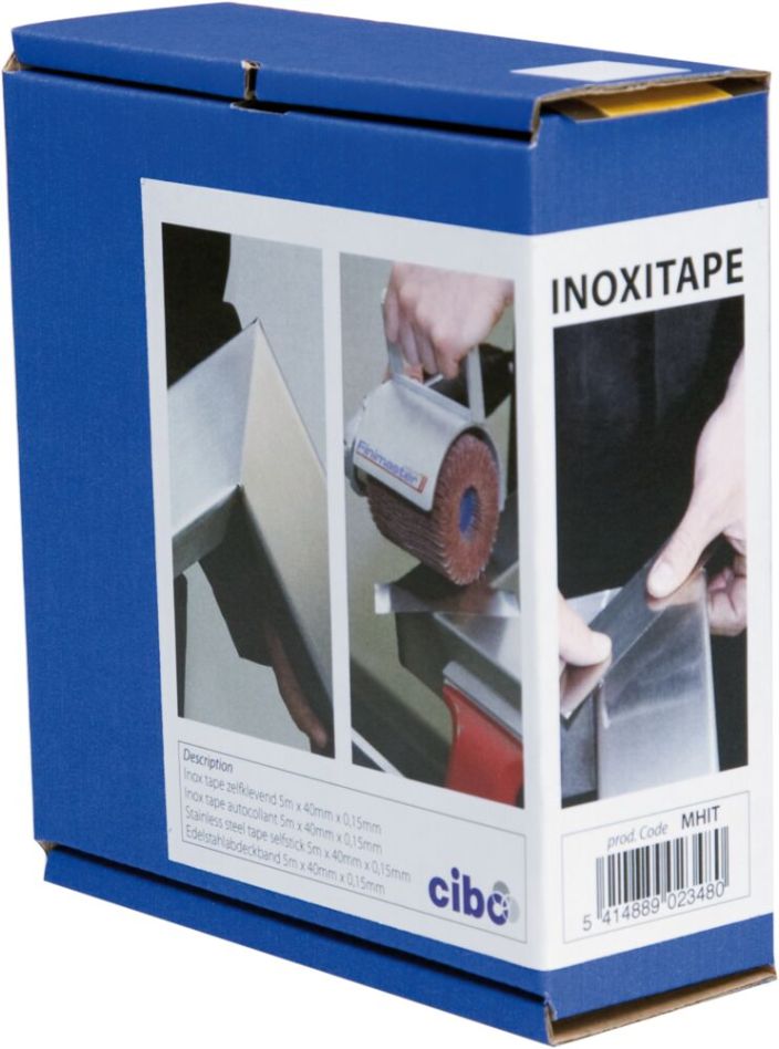 Cibo MHIT Inoxitape selbstklebend 5000x40x 0,15 - oben