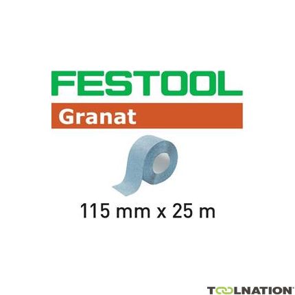 Festool Zubehör 201108 Schleifrolle 115x25m P150 GR Granat - 1