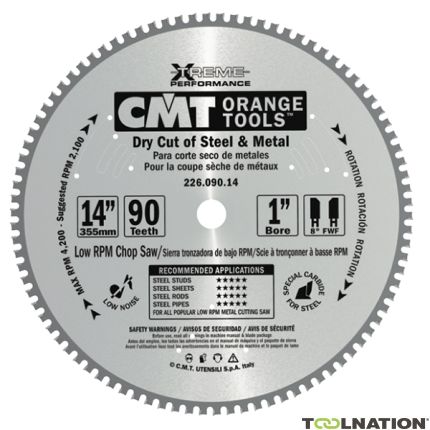 CMT 226.036.06H Sägeblatt für Metall und harte Materialien 165 x 20 x 36T - 2