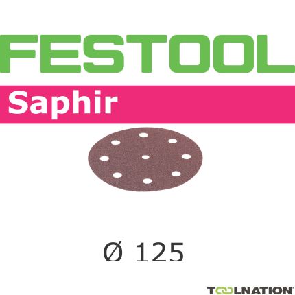 Festool Accessoires 493125 Schuurschijven Saphir STF D125/90 P36 SA/25 - 1
