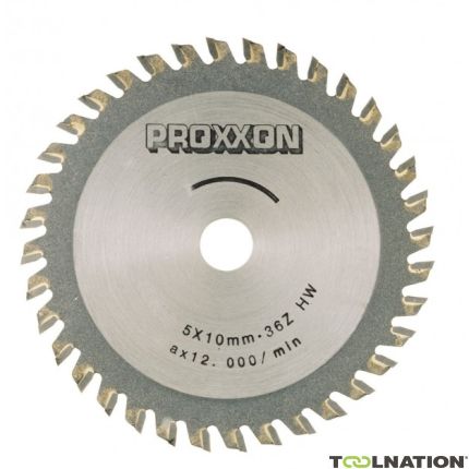 Proxxon 28732 Kreissägeblatt, HM-bestückt, 80 mm, 36 Zähne - 1
