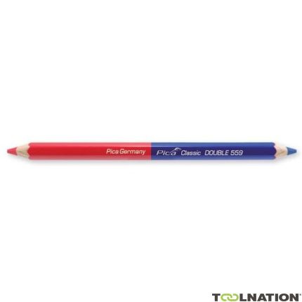 Pica PI559-10 Classic Double Pencil 559/50 Rot und Blau in 1 10 Stück - 1