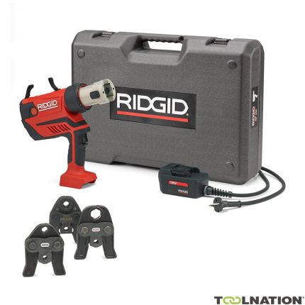 Ridgid 67133 RP350-C Kit Standard 12 - 108 mm Presswerkzeug 230V + 3 Backen V 15-22-28 - 1