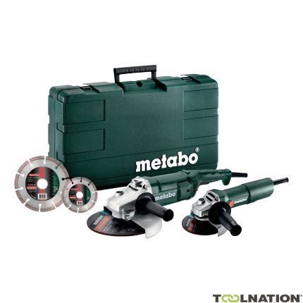 Metabo 685172510 Winkelschleifer Set im Koffer (WE 2200-230 + W 750-125)   - 1