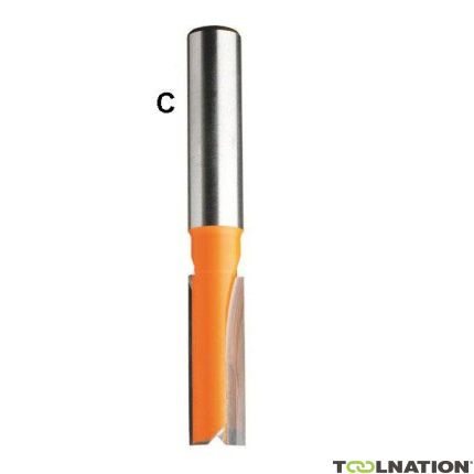 CMT 912.623.11 12 mm Einstechfräser mit geraden Messerköpfen, langer Schaft 12 mm - 2