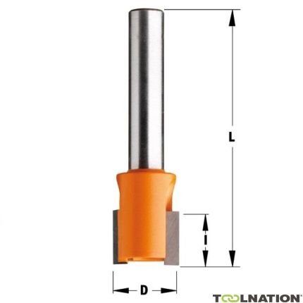 CMT 15 mm Falz- und Kantenfräser mit offener Fase 8 mm-Schaft - 1