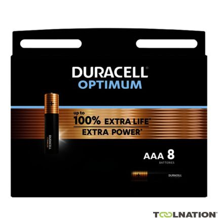 Duracell D137714 Alkaline Optimum AAA 8 Stk. - 1