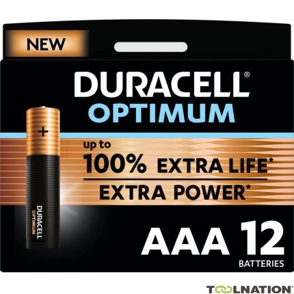 Duracell D137936 Alkaline Optimum AAA 12 Stck. - 2