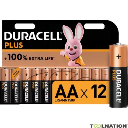 Duracell D140967 Alkaline Plus 100 AA 12 Stck. - 1