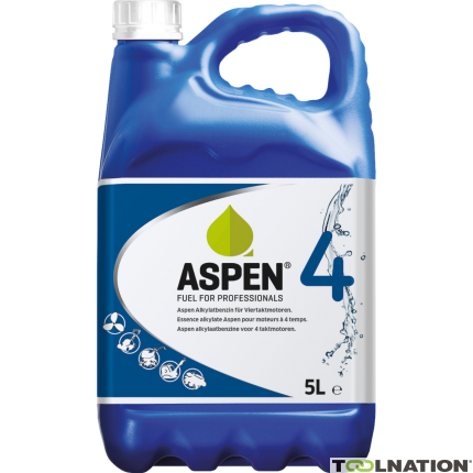 Aspen ASPEN4 Gebrauchsfertige Benzinmischung 5 Liter für Viertaktmotoren. - 1