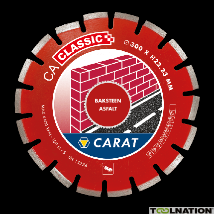 Carat CAC3002000 Diamantzaagblad BAKSTEEN / ASFALT CA CLASSIC 300x20,0MM - 1