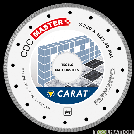 Carat CDCM300500 Diamantzaagblad TEGELS / NATUURSTEEN CDC MASTER 300x30,0MM - 1