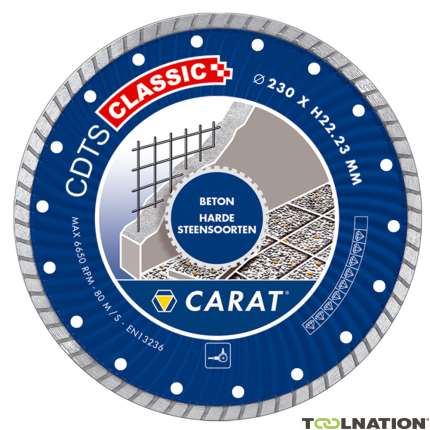 Carat CDTSC11530 Diamantzaagblad CDTS CLASSIC 115x22.2MM - 1
