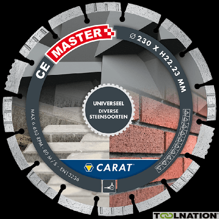 Carat CEM1403000 Diamantzaagblad Universeel CE Master 140 x 22,23 - 1