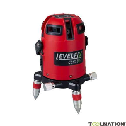 Levelfix 554033 CL618G Motorisierter Multiline Laser Grün + Empfänger - 1