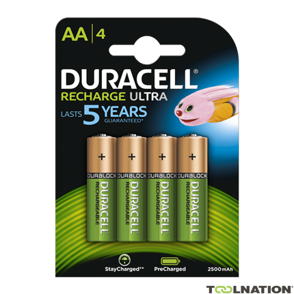 Duracell D057043 Wiederaufladbare Batterien Ultra Precharged AA 4pcs - 1