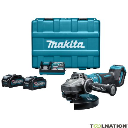Makita GA038GM203 Winkelschleifer 40 Volt 4.0 Ah mit Sicherheitsschalter 230 mm - 2