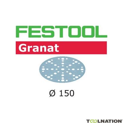 Festool Accessoires 575169 Schuurschijven Granat STF D150/48 P280 GR/100 - 1