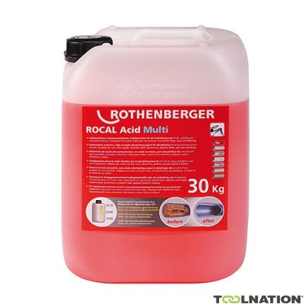 Rothenberger Zubehör 1500000117 Entkalkungschemie ROCAL Acid Multi, 30 kg - 1