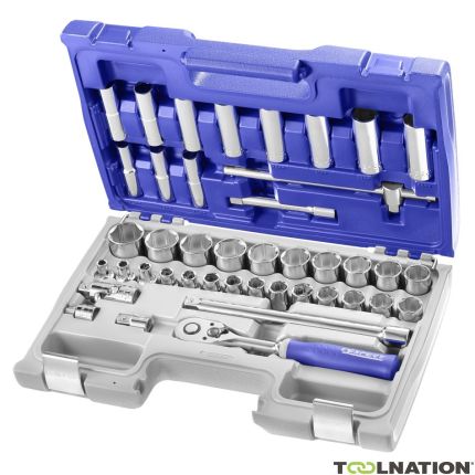 Facom Expert E032908 Sortiment Steckschlüssel und Zubehör 1/2" 42 teilig - 1