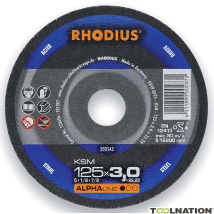 Rhodius 200548 KSM Trennscheibe Metall 150 x 3,0 x 22,23 mm - 1
