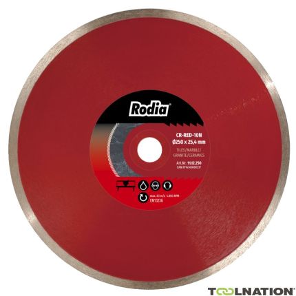 Rodia 11.12.400 CR-RED-10N Diamantscheibe 400 x 25,4 mm Premium-Fliesen - 1